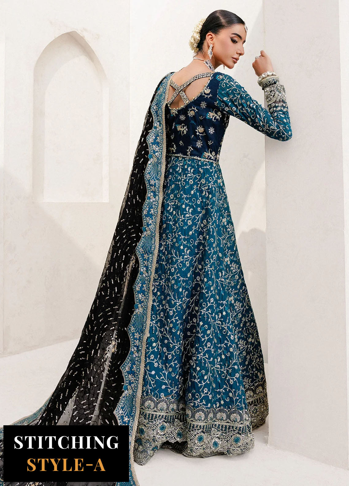 Aik Atelier Embroidered Khaadi Net Suits Unstitched 3 Piece AIK25WU D-09
