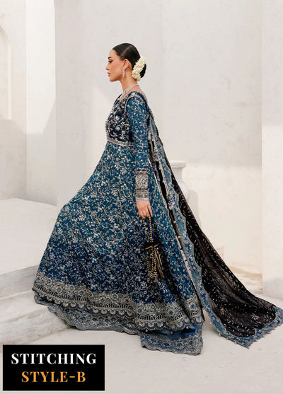 Aik Atelier Embroidered Khaadi Net Suits Unstitched 3 Piece AIK25WU D-09