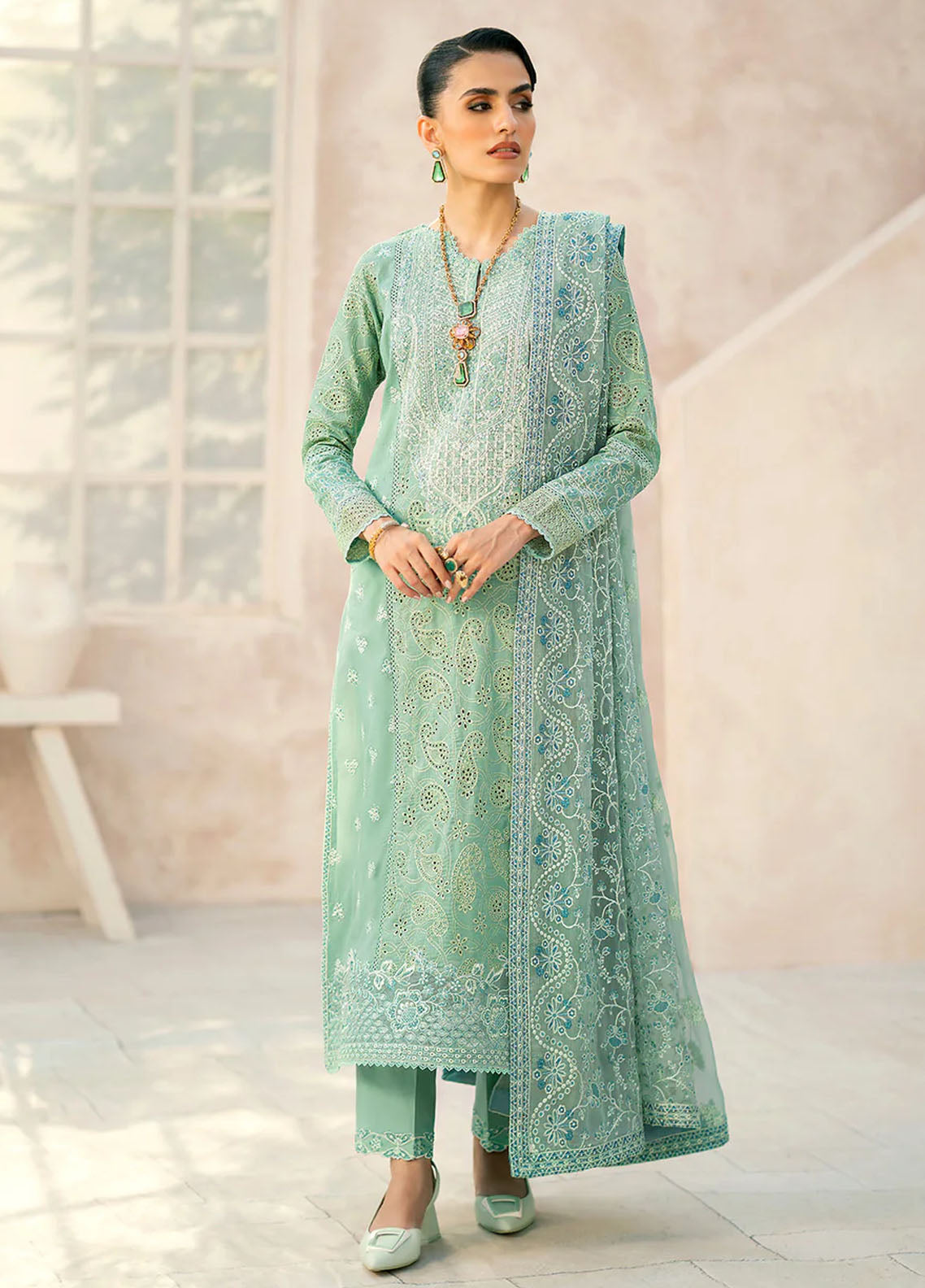 Aik Atelier Unstitched Lawn Eid Edit 2024 Vol-3  LOOK 02 B