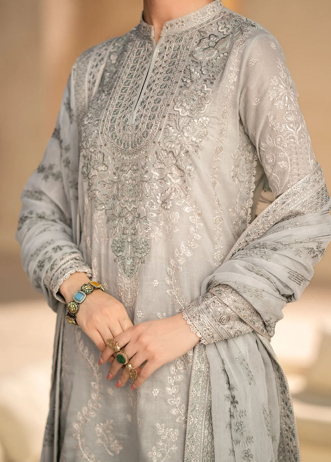 Aik Atelier Unstitched Lawn Eid Edit 2024 Vol-3   LOOK 05 B