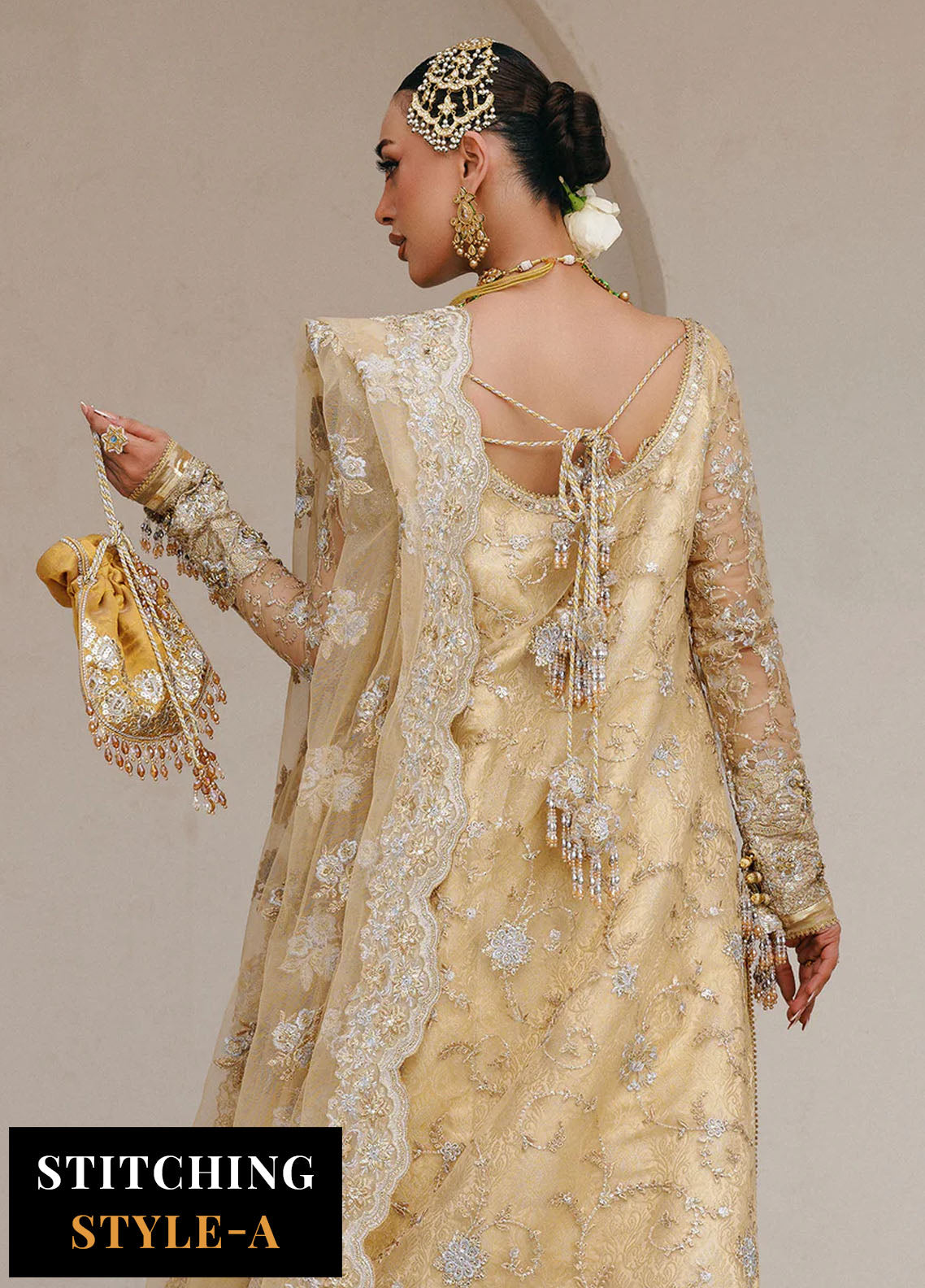 Aik Atelier Embroidered Net Suits Unstitched 3 Piece AIK25WU D-06