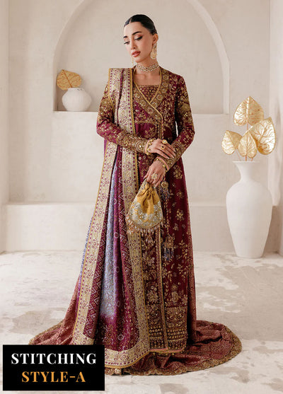 Aik Atelier Embroidered Silk Suits Unstitched 3 Piece AIK25WU D-04