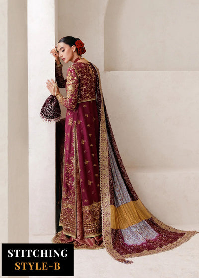 Aik Atelier Embroidered Silk Suits Unstitched 3 Piece AIK25WU D-04
