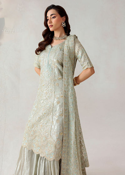 Aik Atelier Embroidered Tissue Suits Unstitched 3 Piece AIK25UF D-03