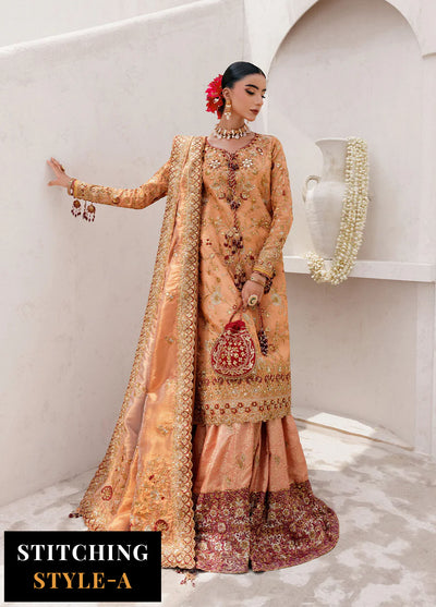 Aik Atelier Embroidered Tissue Suits Unstitched 3 Piece AIK25WU D-02