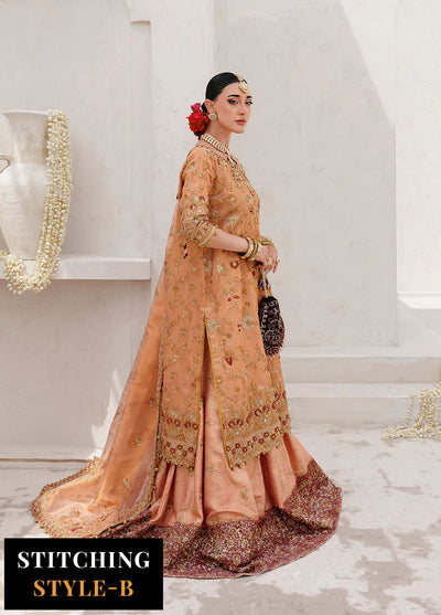 Aik Atelier Embroidered Tissue Suits Unstitched 3 Piece AIK25WU D-02