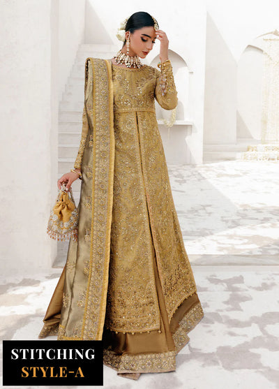 Aik Atelier Embroidered Zari Net Suits Unstitched 3 Piece AIK25WU D-10