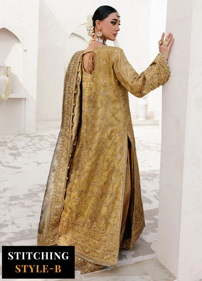 Aik Atelier Embroidered Zari Net Suits Unstitched 3 Piece AIK25WU D-10