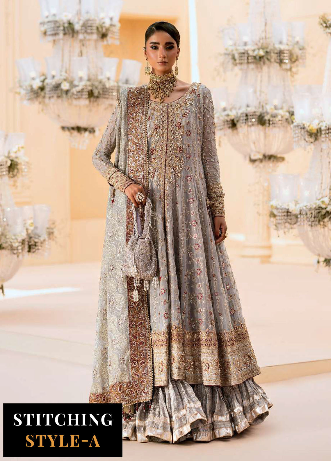 Aik Atelier Embroidered Chiffon Suit Unstitched 3 PieceLook-02
