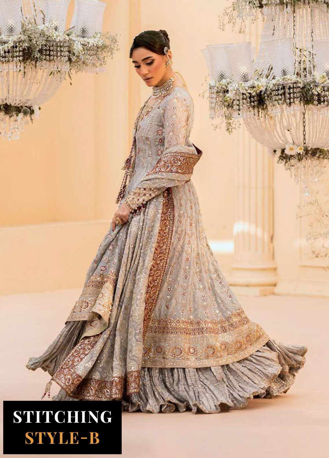 Aik Atelier Embroidered Chiffon Suit Unstitched 3 PieceLook-02
