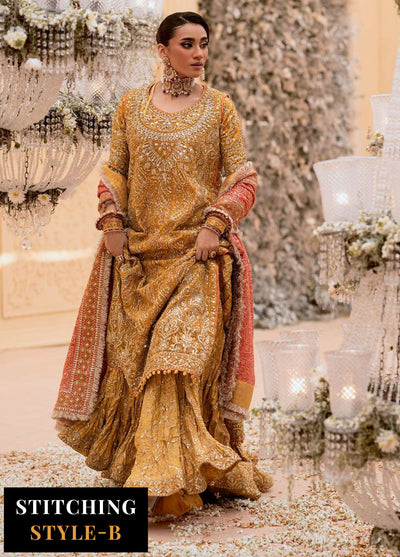 Aik Atelier Embroidered Khaadi Net Suit Unstitched 3 Piece Look-08