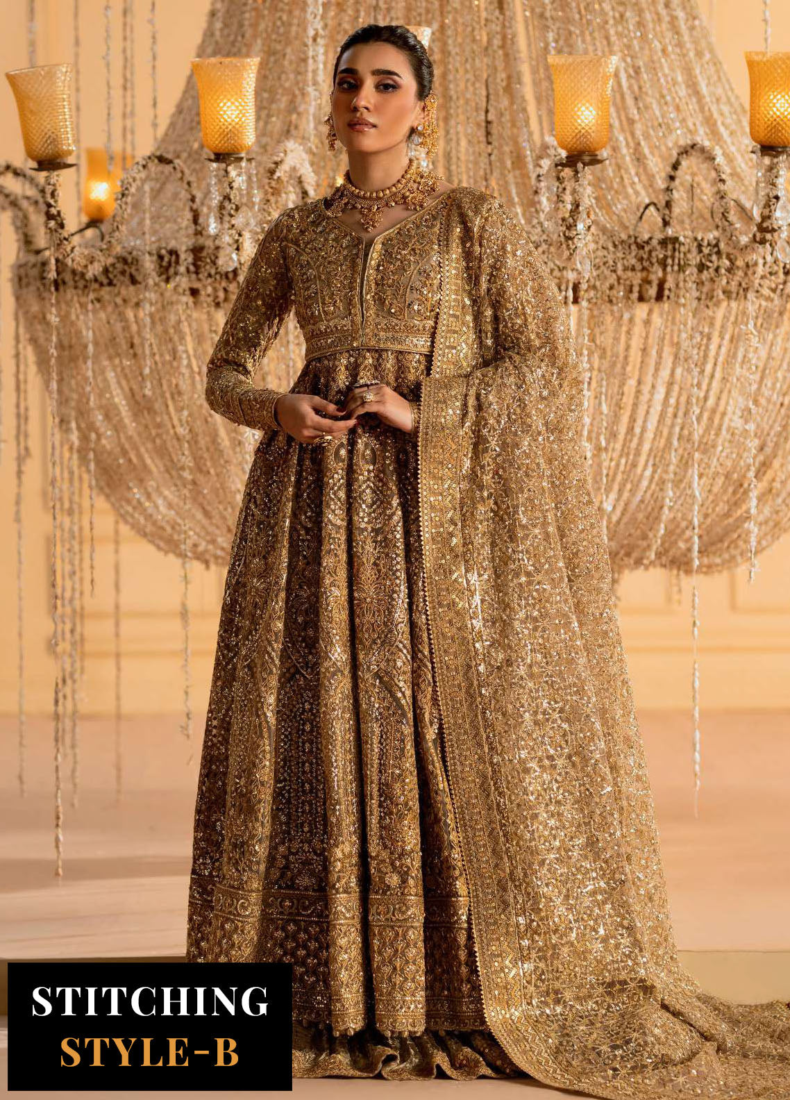 Aik Atelier Embroidered Net Suit Unstitched 3 Piece Look-05