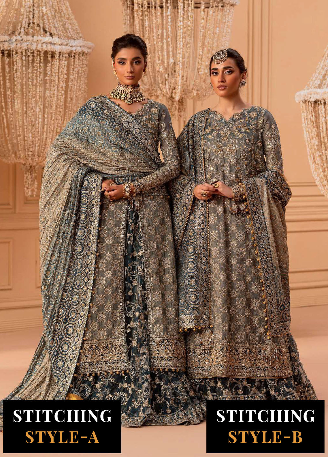 Aik Atelier Embroidered Net Suit Unstitched 3 Piece  Look-06
