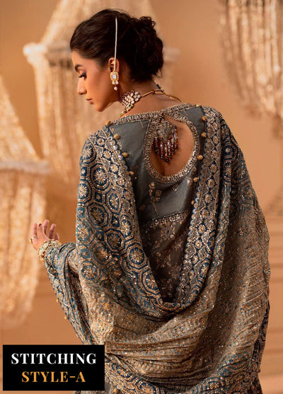 Aik Atelier Embroidered Net Suit Unstitched 3 Piece  Look-06
