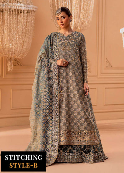 Aik Atelier Embroidered Net Suit Unstitched 3 Piece  Look-06