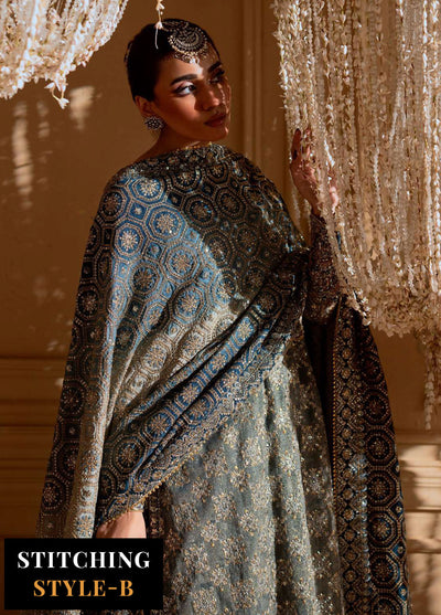 Aik Atelier Embroidered Net Suit Unstitched 3 Piece  Look-06