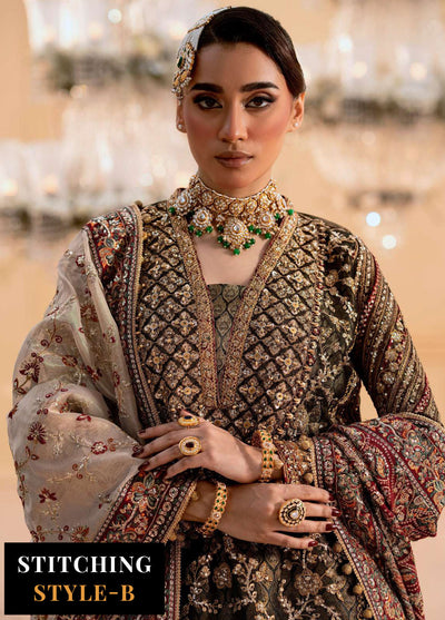 Aik Atelier Embroidered Organza Suit Unstitched 3 Piece Look-04