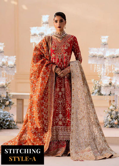 Aik Atelier Embroidered Silk Suit Unstitched 3 Piece Look-01