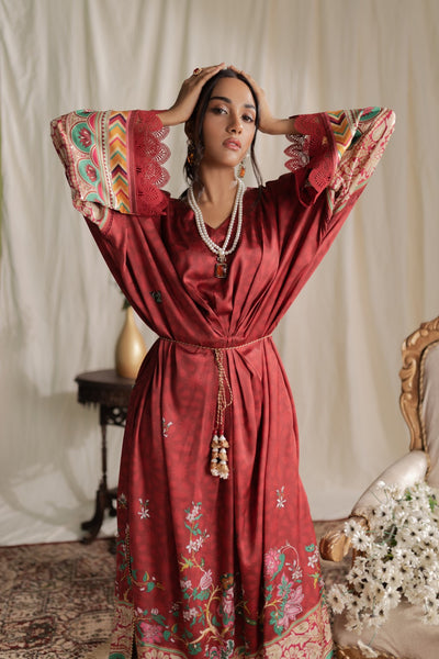 Aisha Fatema Pret Printed Silk 2 Piece Suit Mileena