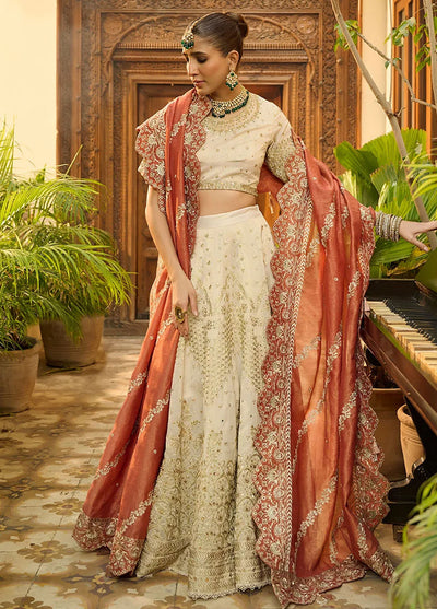 Dhanak Pret Luxury Cotton 3 Piece Suit HF-3006 Beige