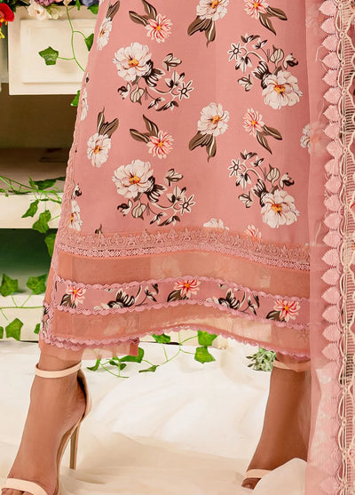 Aleena By Maryum N Maria Fusion Prints Lawn Collection 2023 MLFD163 Rose