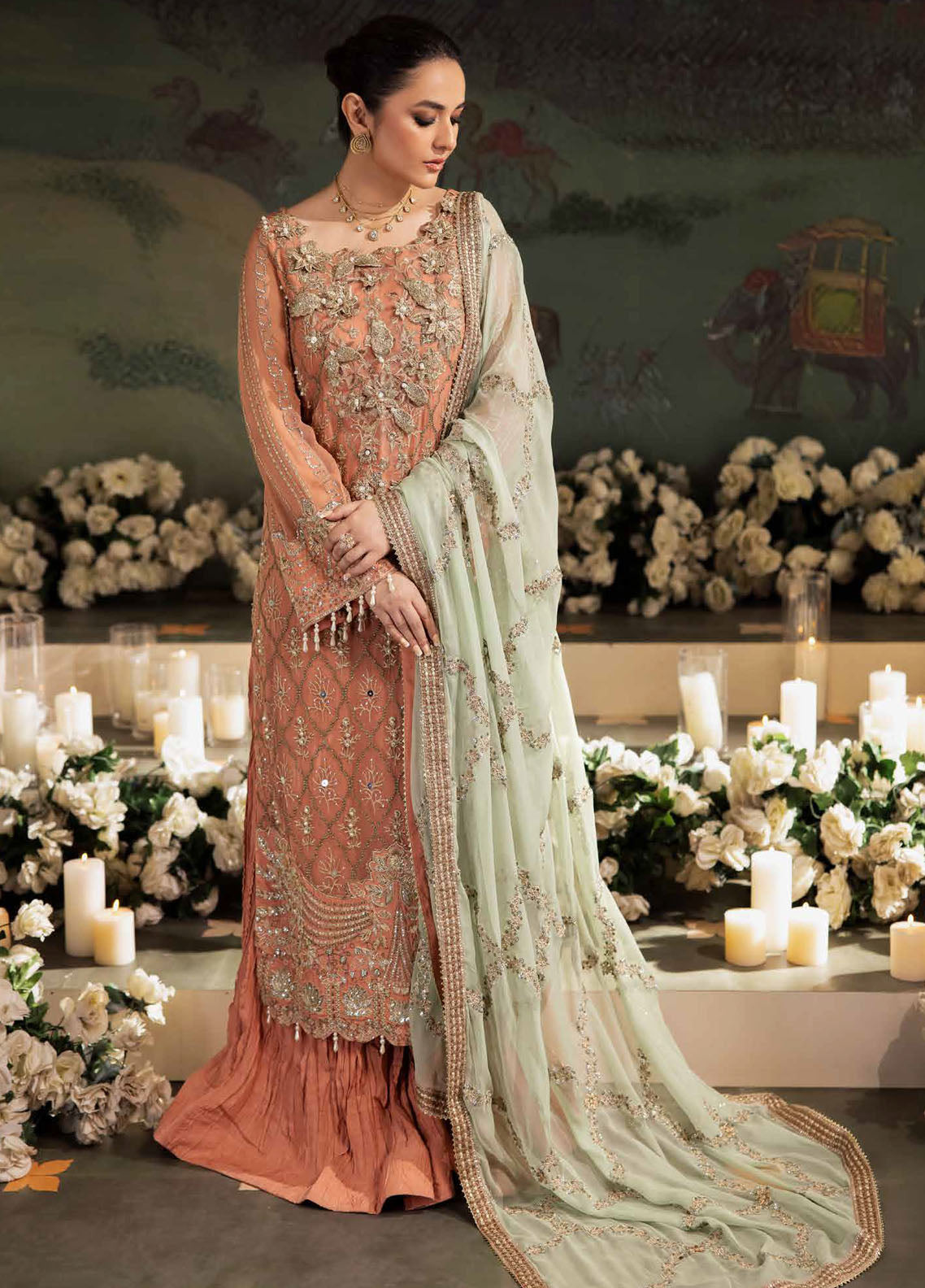 Alfaaz by Nureh Unstitched Formal Collection 2024 NL-79