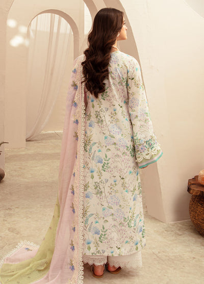 Alif Affordable by Ajr Couture Unstitched Lawn Collection 2024 AFL-01 Gleam