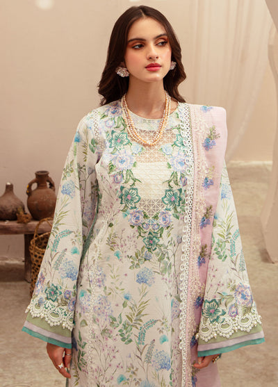 Alif Affordable by Ajr Couture Unstitched Lawn Collection 2024 AFL-01 Gleam