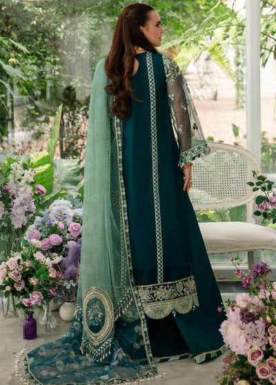 Alif By AJR Couture Luxury Wedding Formals Collection 2023 LWF-02-23 Teal