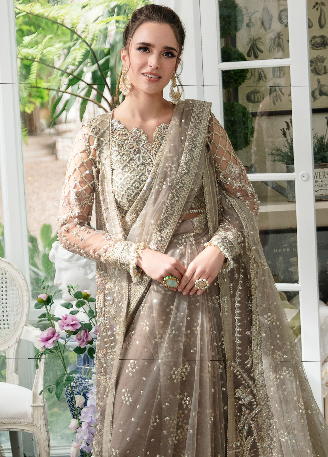 Alif By AJR Couture Luxury Wedding Formals Collection 2023 LWF-07-23 Azalea