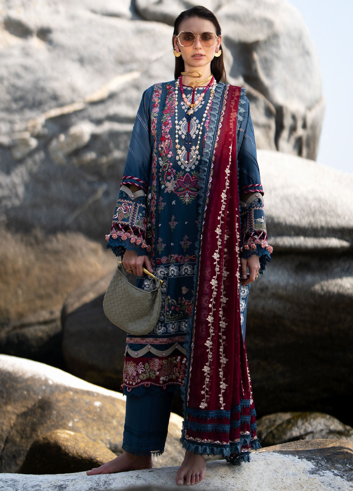 Alif by AJR Couture Signature Luxury Lawn 2024 ASL-02 Ayra