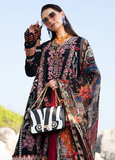 Alif by AJR Couture Signature Luxury Lawn 2024 ASL-03 Noir