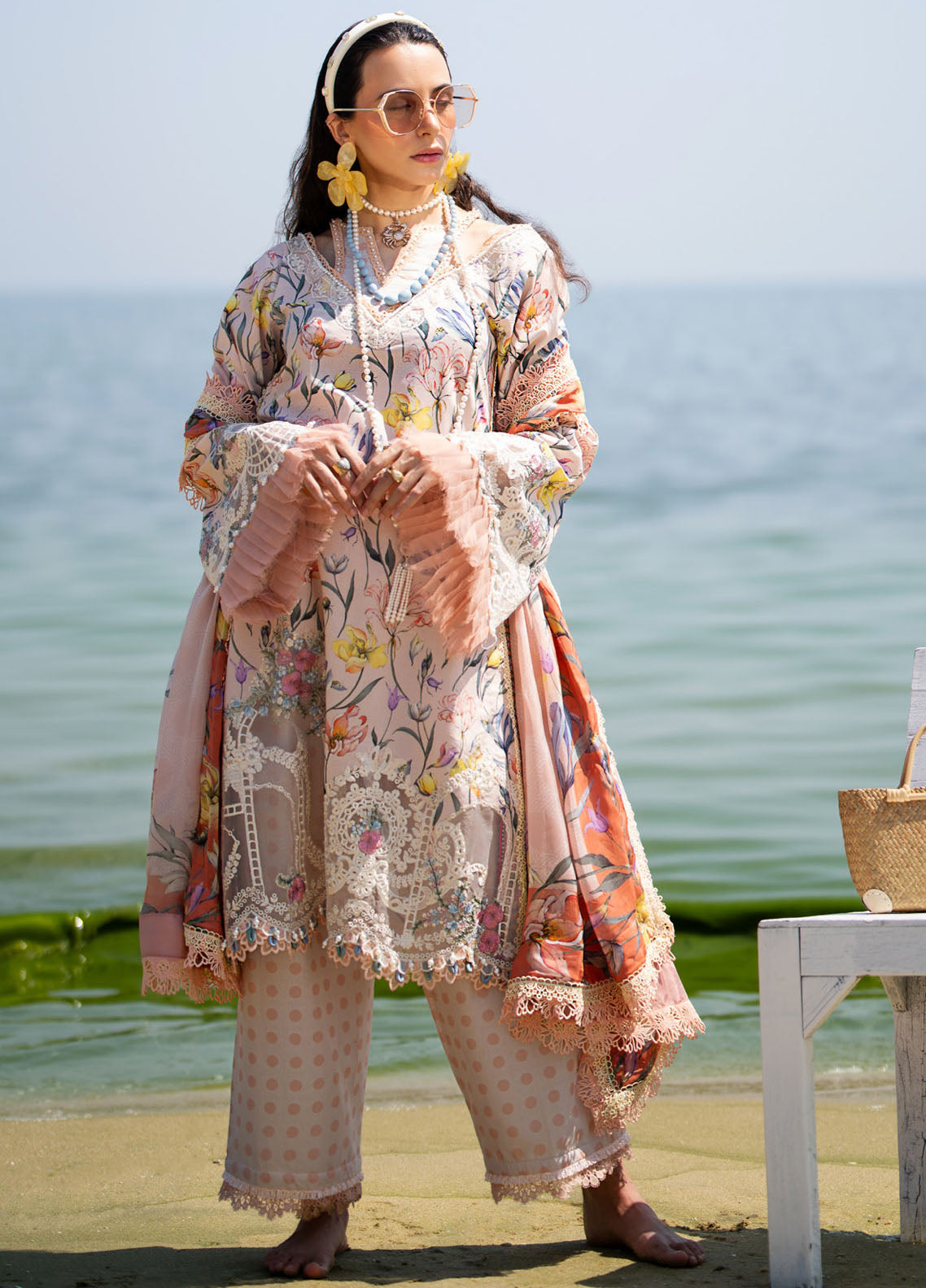 Alif by AJR Couture Signature Luxury Lawn 2024 ASL-06 Blooming