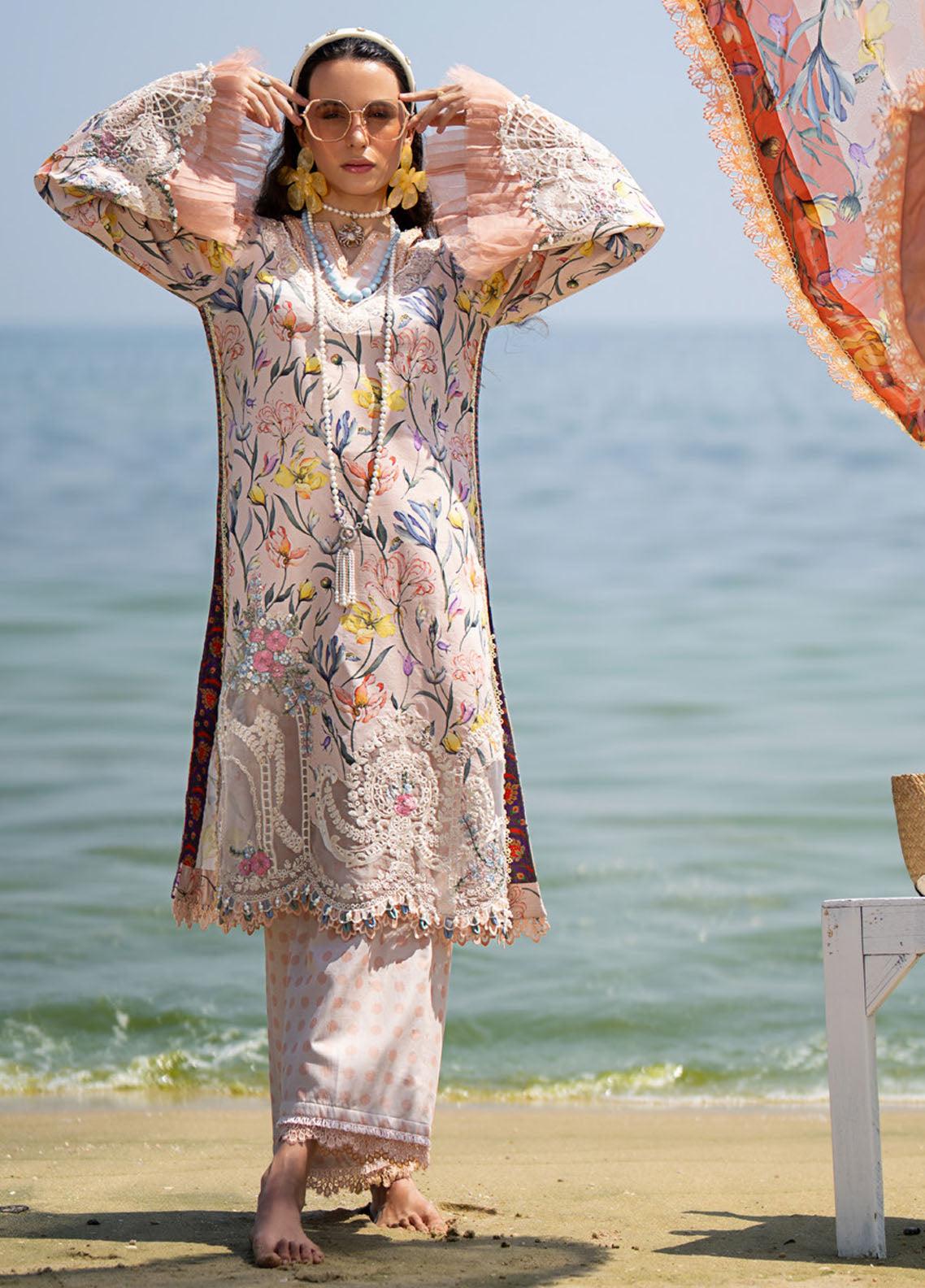 Alif by AJR Couture Signature Luxury Lawn 2024 ASL-06 Blooming