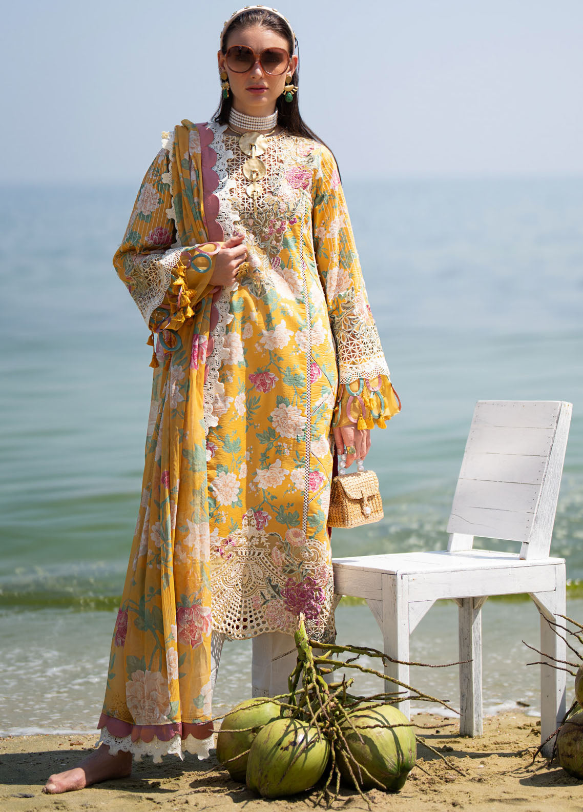 Alif by AJR Couture Signature Luxury Lawn 2024 ASL-07 Sunlit