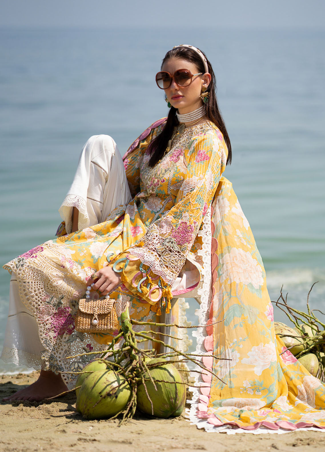 Alif by AJR Couture Signature Luxury Lawn 2024 ASL-07 Sunlit