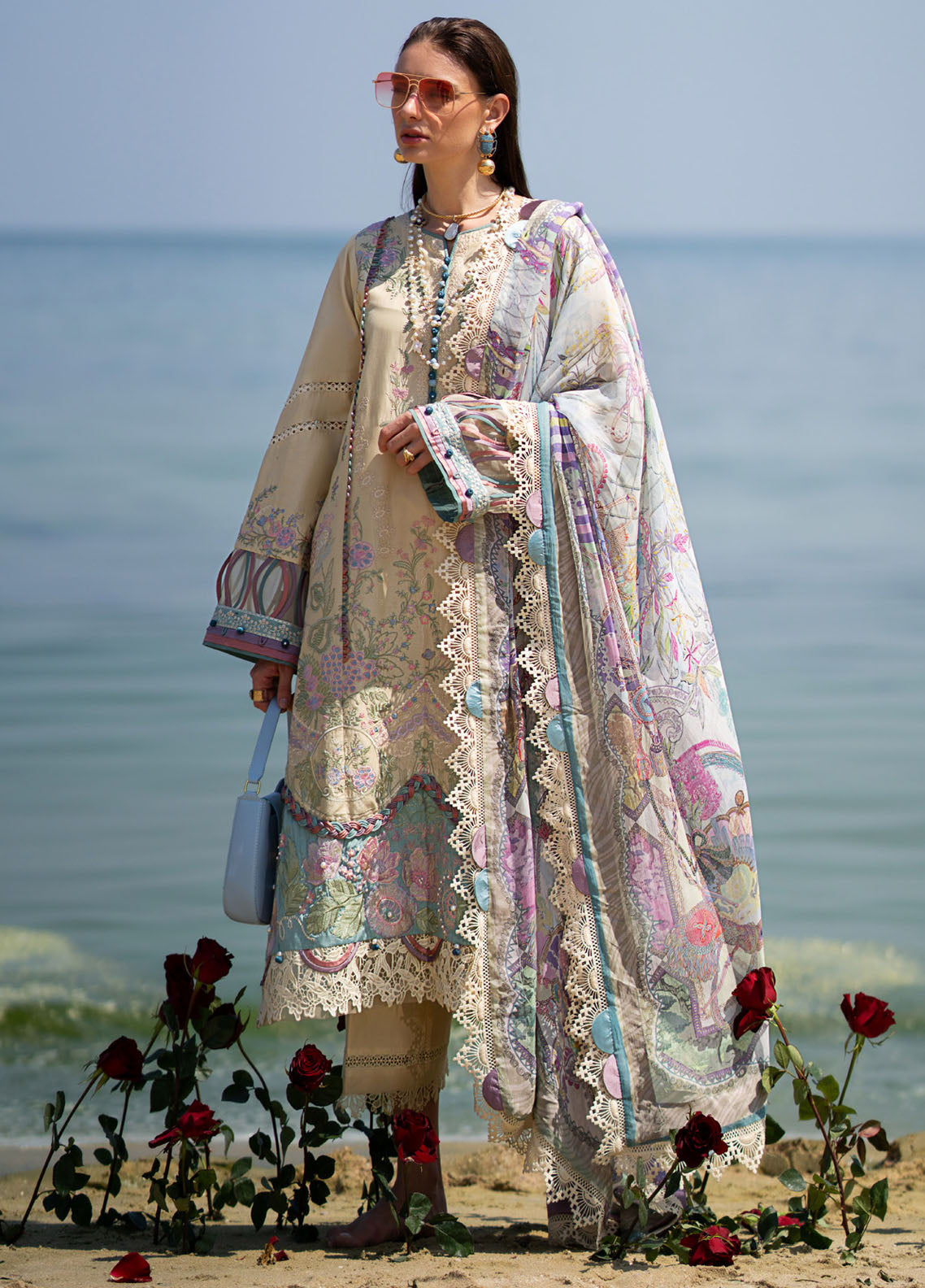 Alif by AJR Couture Signature Luxury Lawn 2024 ASL-08 Coraline