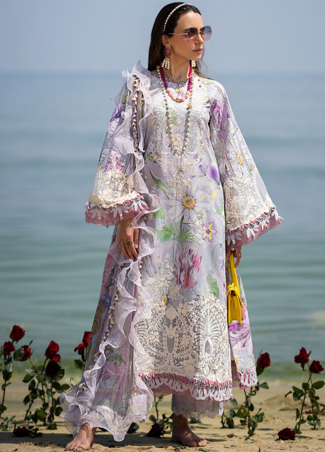 Alif by AJR Couture Signature Luxury Lawn 2024 ASL-09 Lyra