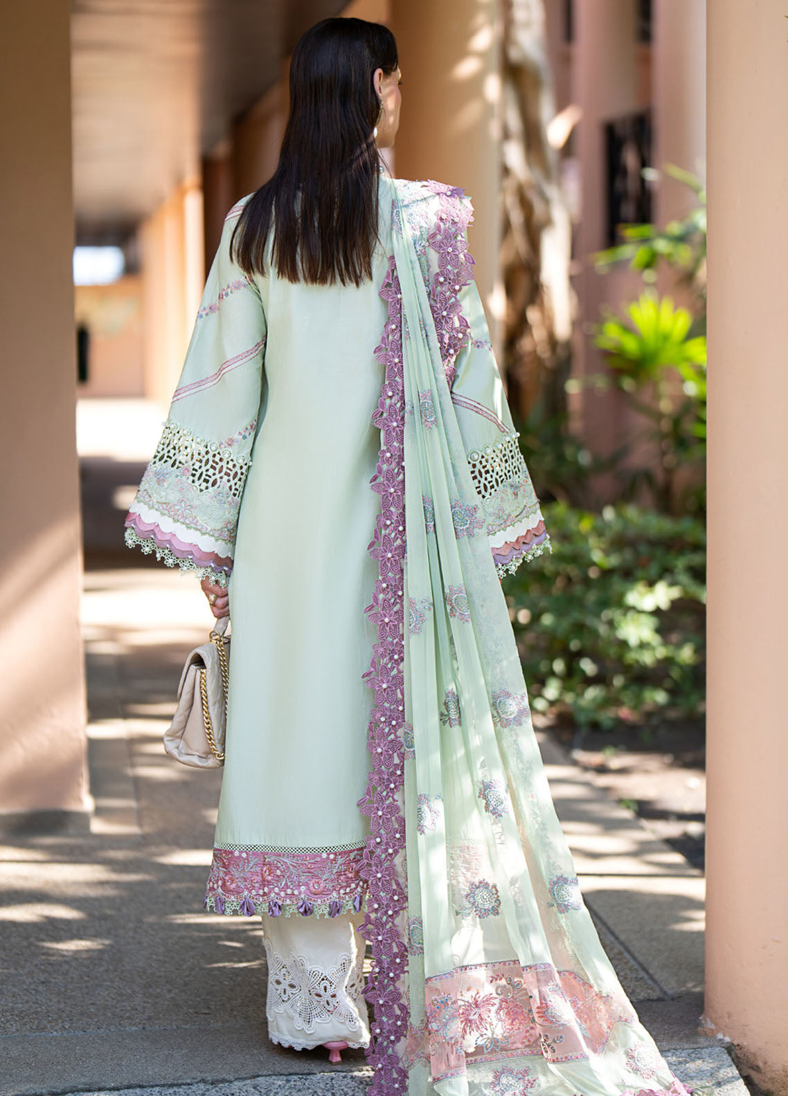 Alif by AJR Couture Signature Luxury Lawn 2024 ASL-10 Aura