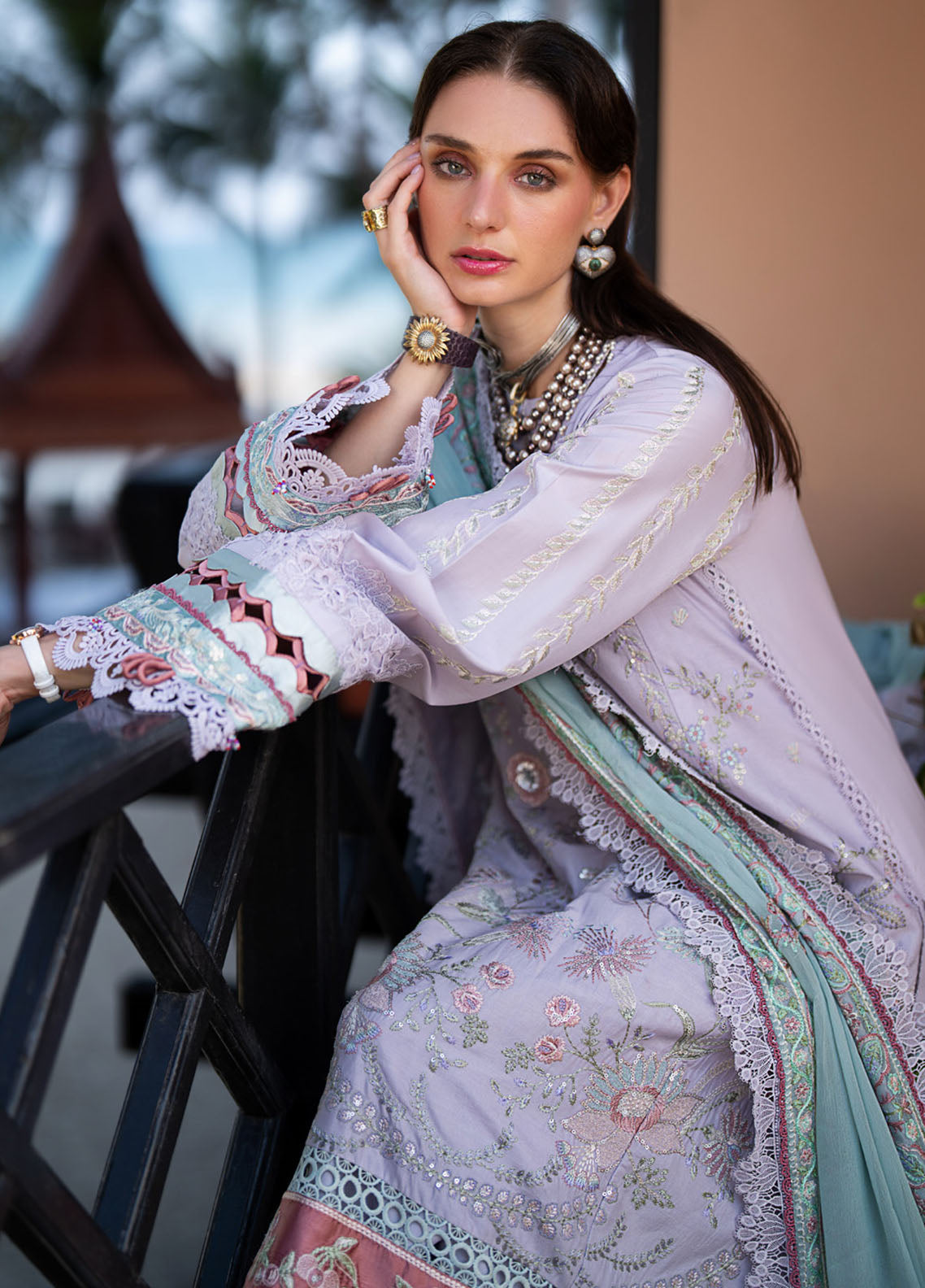 Alif by AJR Couture Signature Luxury Lawn 2024 ASL-11 Castle