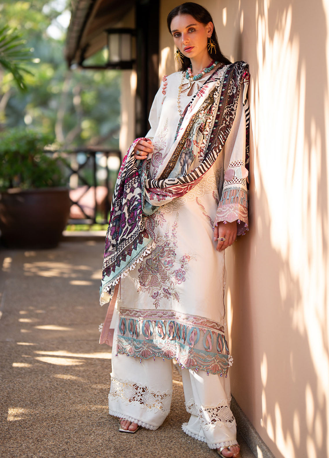 Alif by AJR Couture Signature Luxury Lawn 2024 ASL-12 Sunbeam