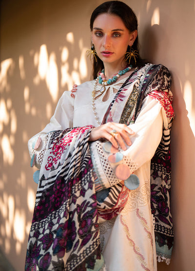 Alif by AJR Couture Signature Luxury Lawn 2024 ASL-12 Sunbeam