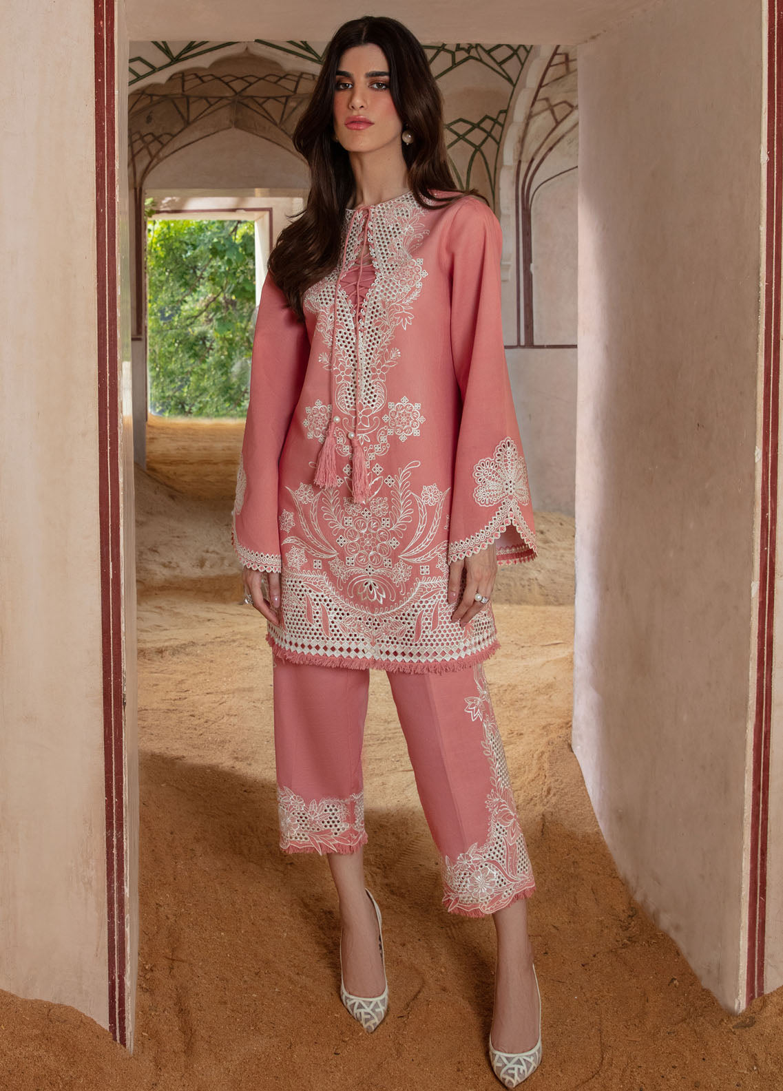 Crimson Pret Embroidered Khaddar 2 Piece Suit CRWP-3A