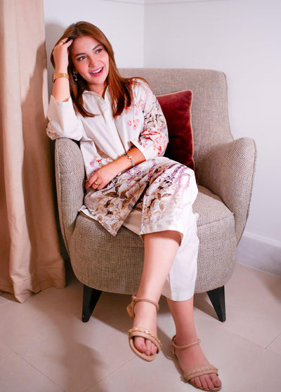 Amal Pret Printed Lawn 2 Piece Suit Eve