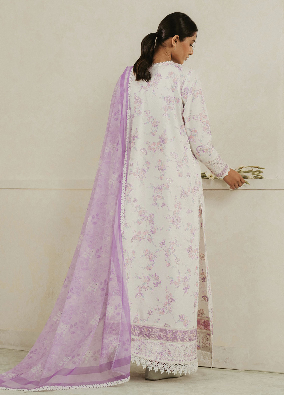 Amore by Ayzel Embroidered Lawn Suit Unstitched 3 Piece AAF25AS D-01 Azure