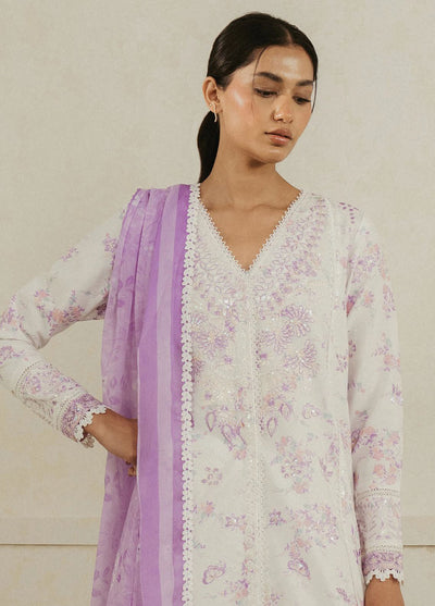 Amore by Ayzel Embroidered Lawn Suit Unstitched 3 Piece AAF25AS D-01 Azure