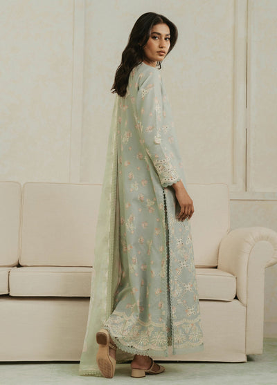 Amore by Ayzel Embroidered Lawn Suit Unstitched 3 Piece AAF25AS D-02 Bliss