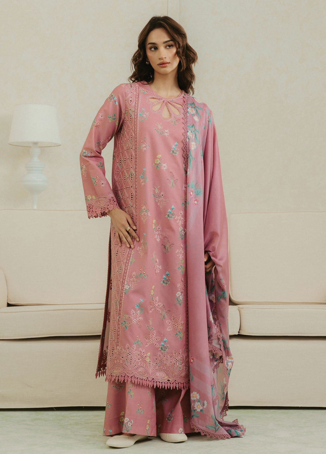 Amore by Ayzel Embroidered Lawn Suit Unstitched 3 Piece AAF25AS D-04 Grace