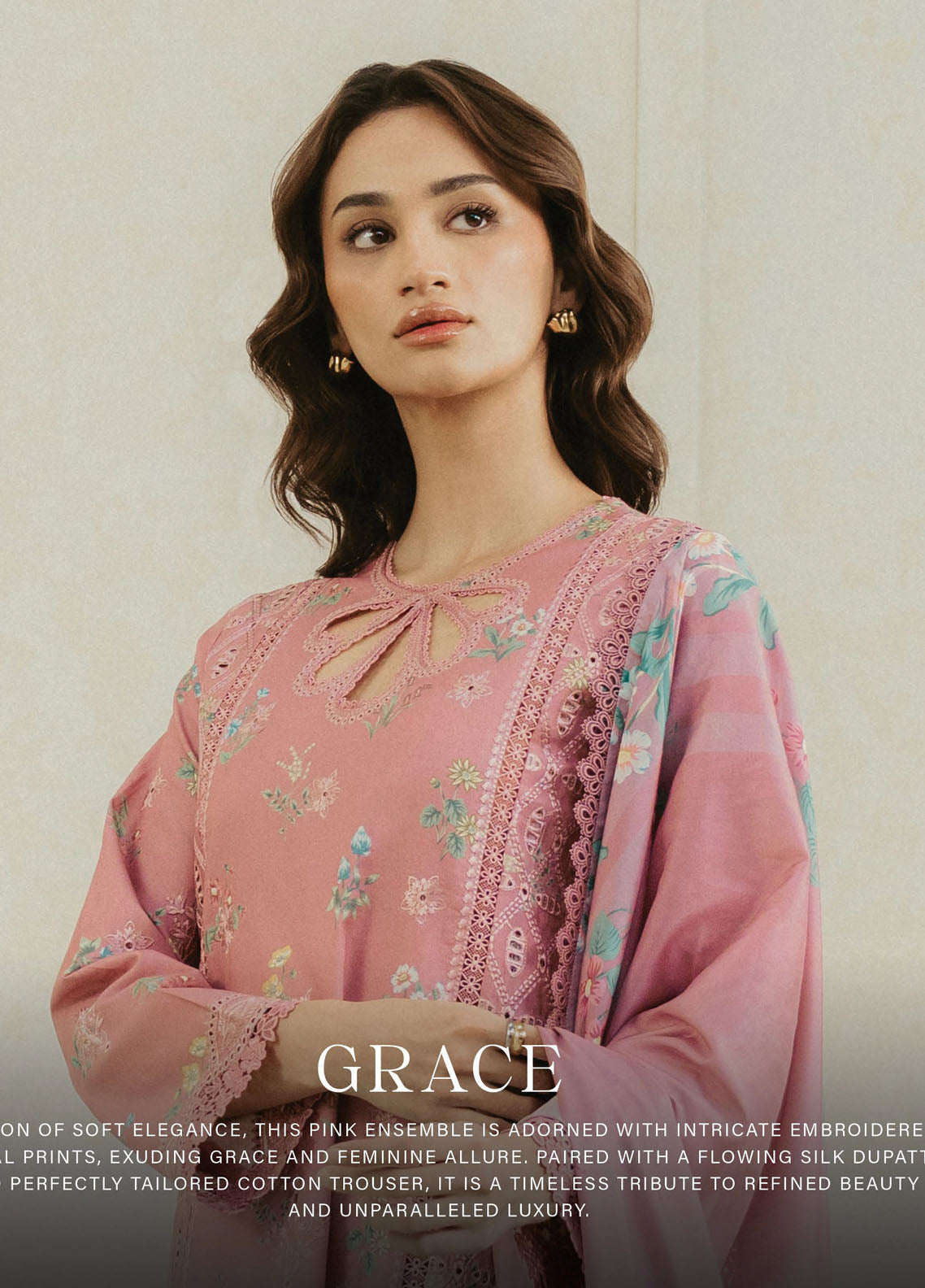 Amore by Ayzel Embroidered Lawn Suit Unstitched 3 Piece AAF25AS D-04 Grace