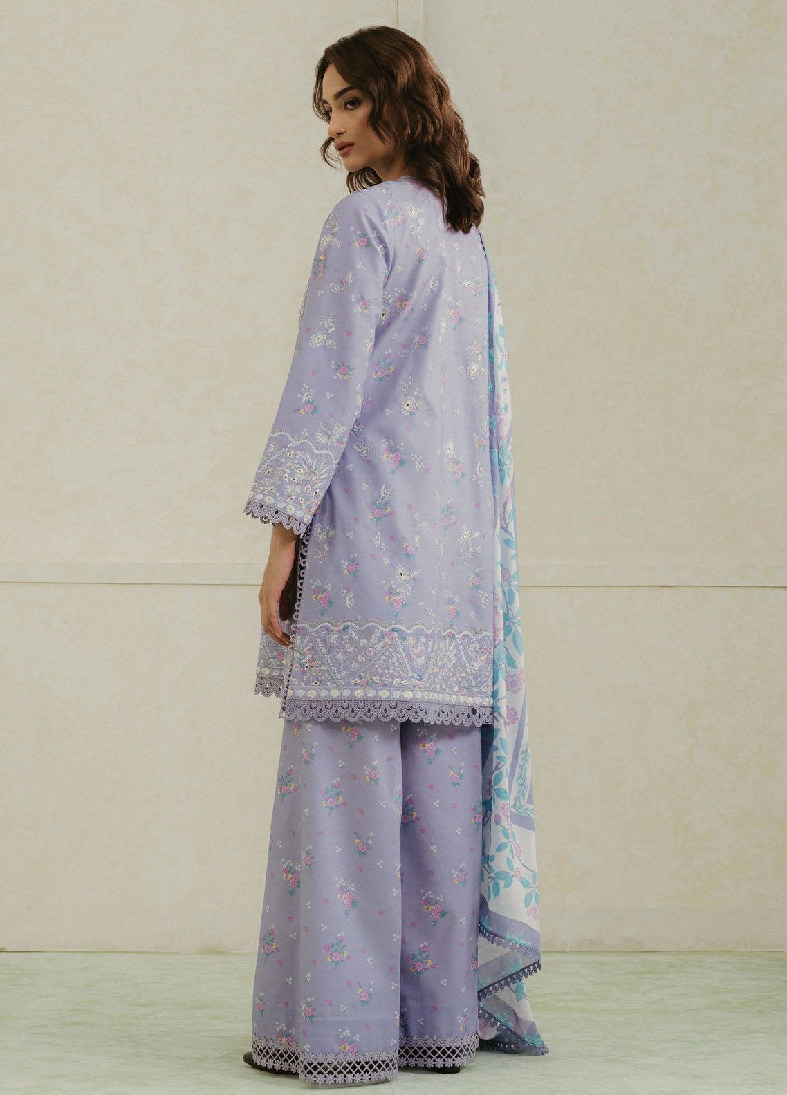 Amore by Ayzel Embroidered Lawn Suit Unstitched 3 Piece AAF25AS D-05 Auburn